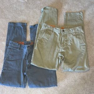 2 EUC Dockers pants 32 x 32 khaki and gray